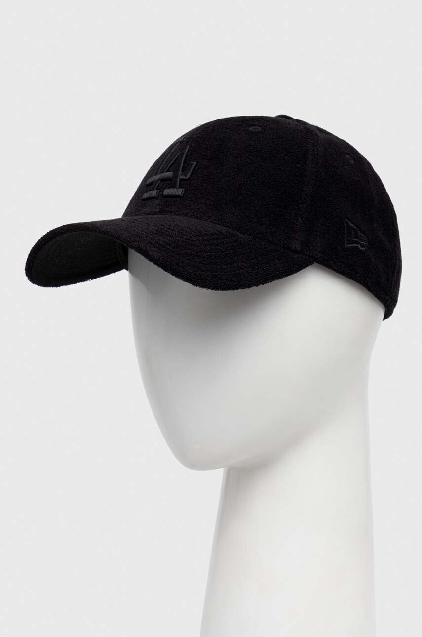 

Хлопковая кепка New Era цвет чёрный с аппликацией LOS ANGELES DODGERS