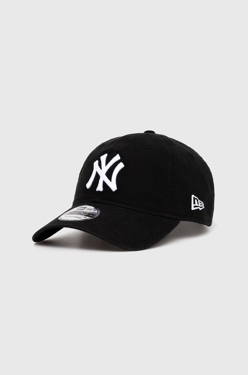 

Хлопковая кепка New Era цвет чёрный с аппликацией NEW YORK YANKEES