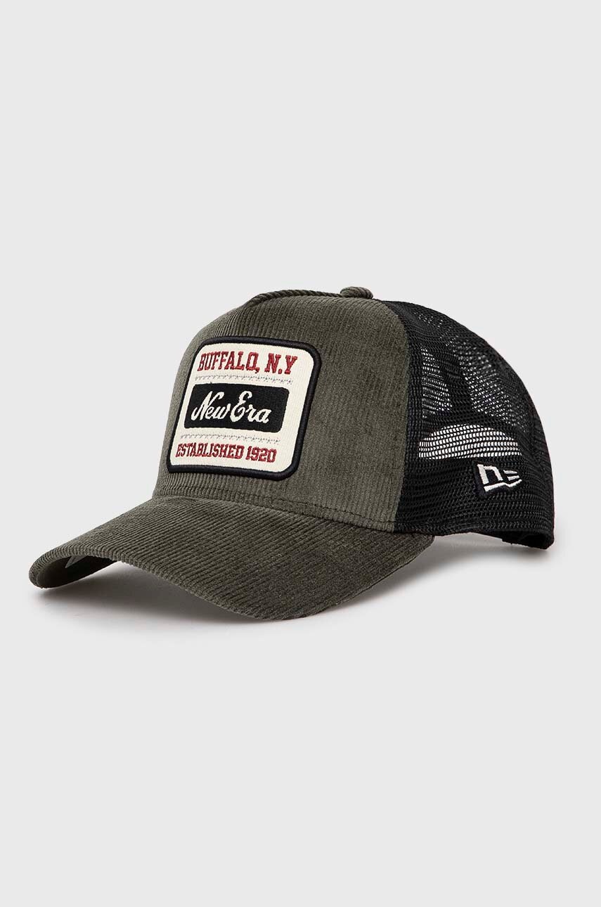 

Кепка New Era Cuff Beanie цвет зелёный с аппликацией 60364188