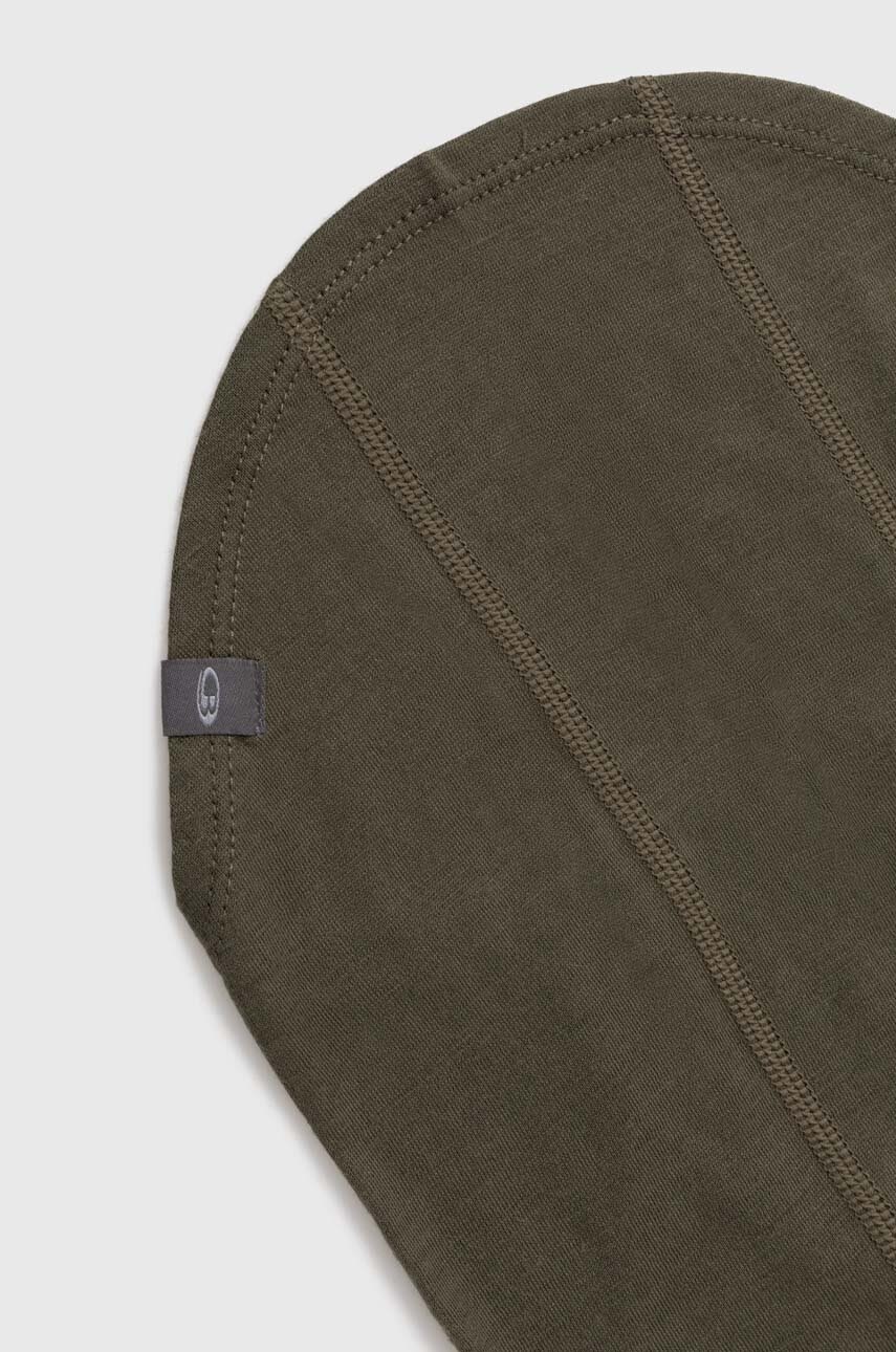 Μπαλακλάβα λαιμού Icebreaker Oasis χρώμα: πράσινο φωτογραφία