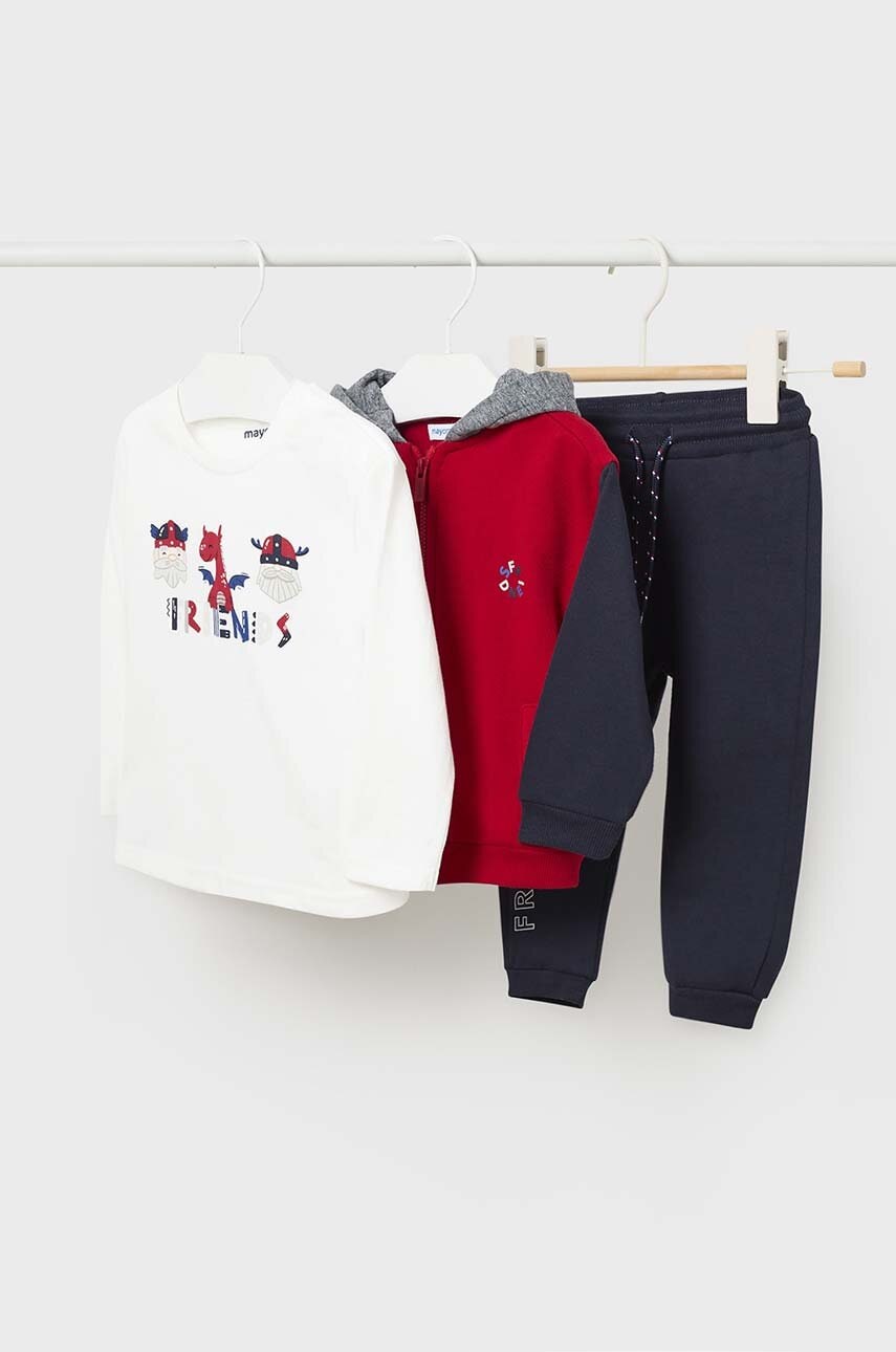 Спортивный костюм для младенцев Mayoral цвет красный Спортивный костюм для младенцев Mayoral цвет красный