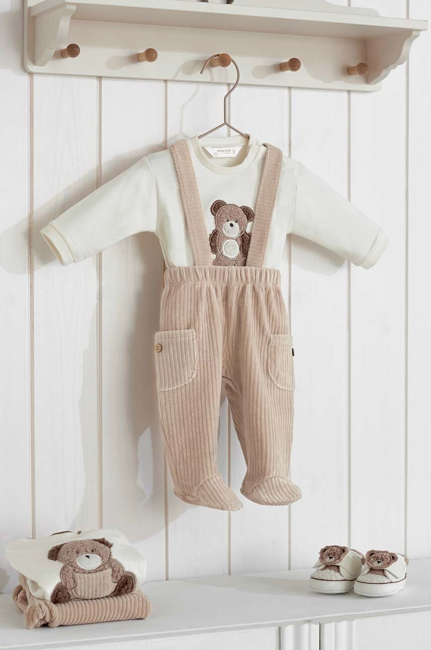 

Комплект для немовлят Mayoral Newborn Gift box колір коричневий