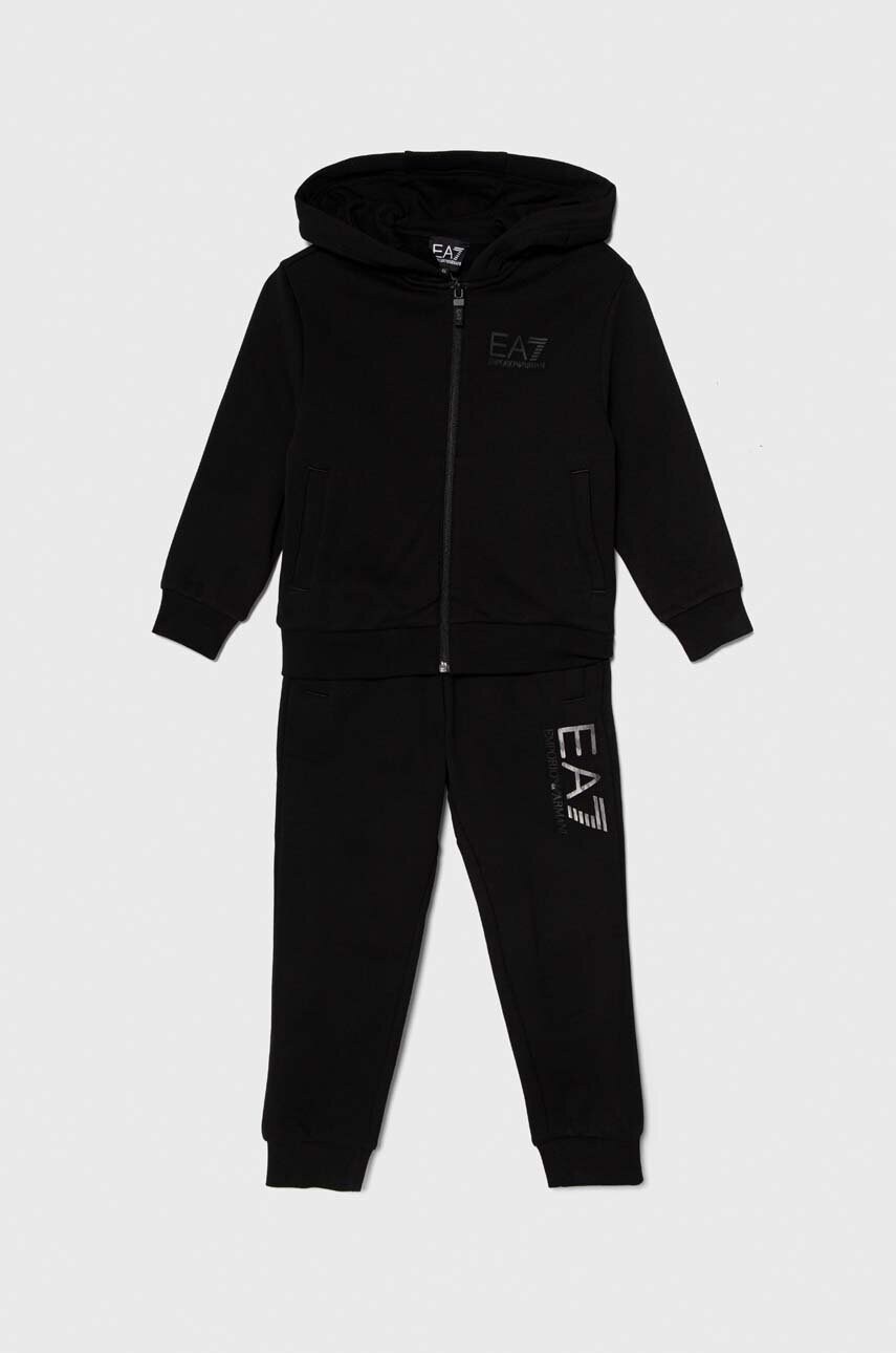 

Детский спортивный костюм EA7 Emporio Armani цвет чёрный