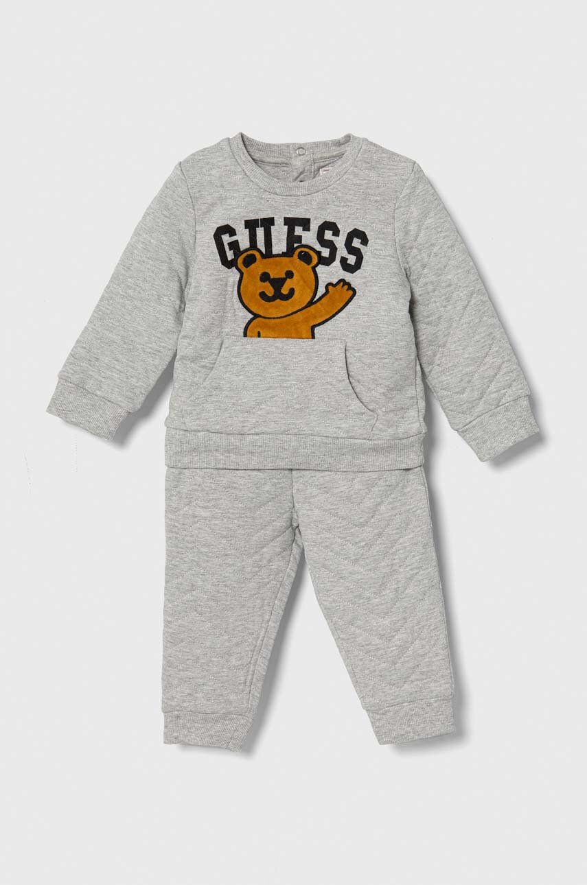 Спортивный костюм для младенцев Guess цвет серый