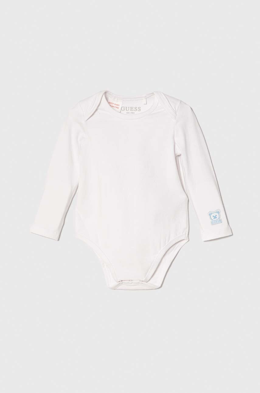 Комплект для немовлят Guess колір бежевий Комплект для немовлят Guess колір бежевий