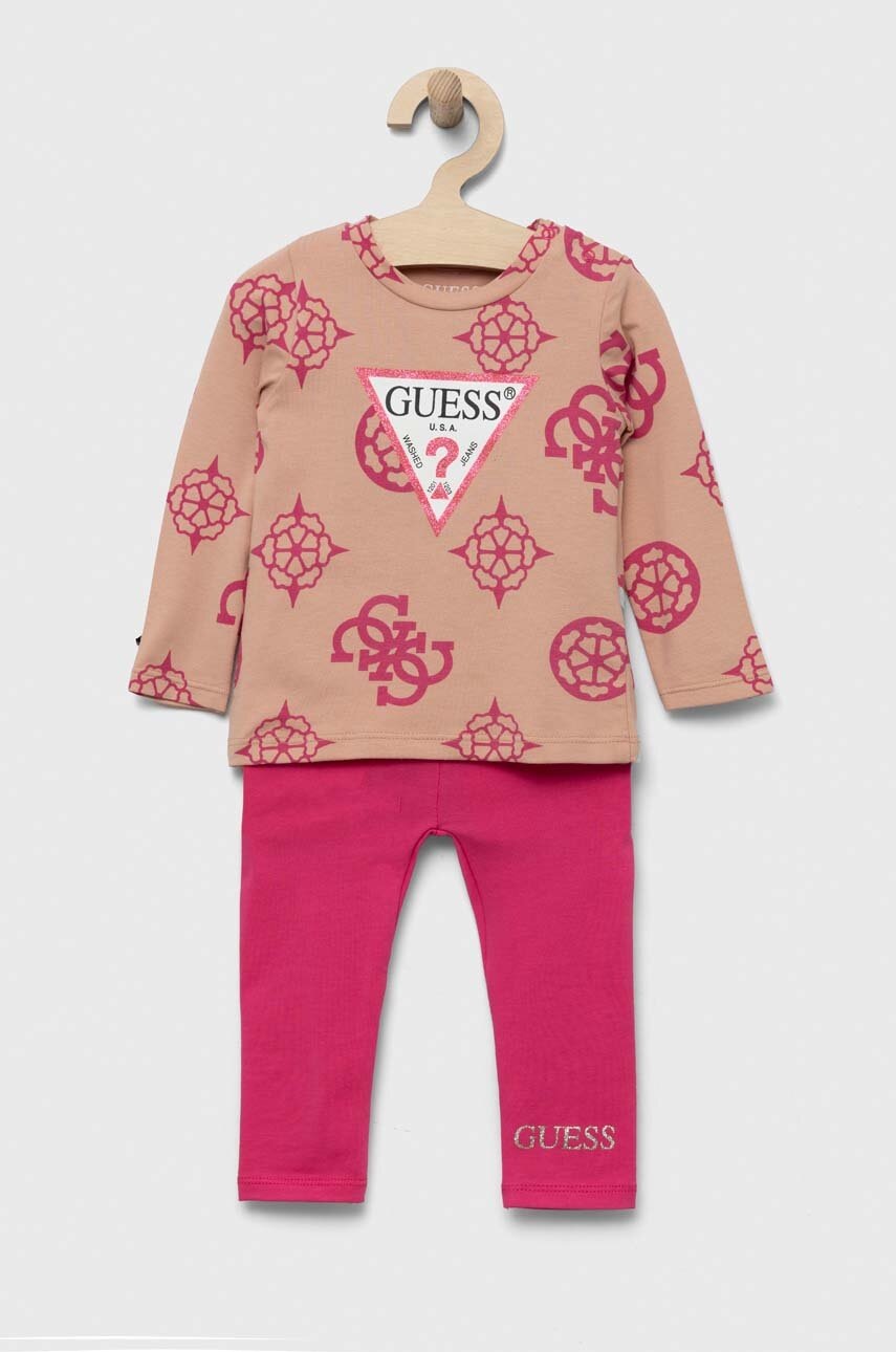 

Комплект для немовлят Guess колір рожевий