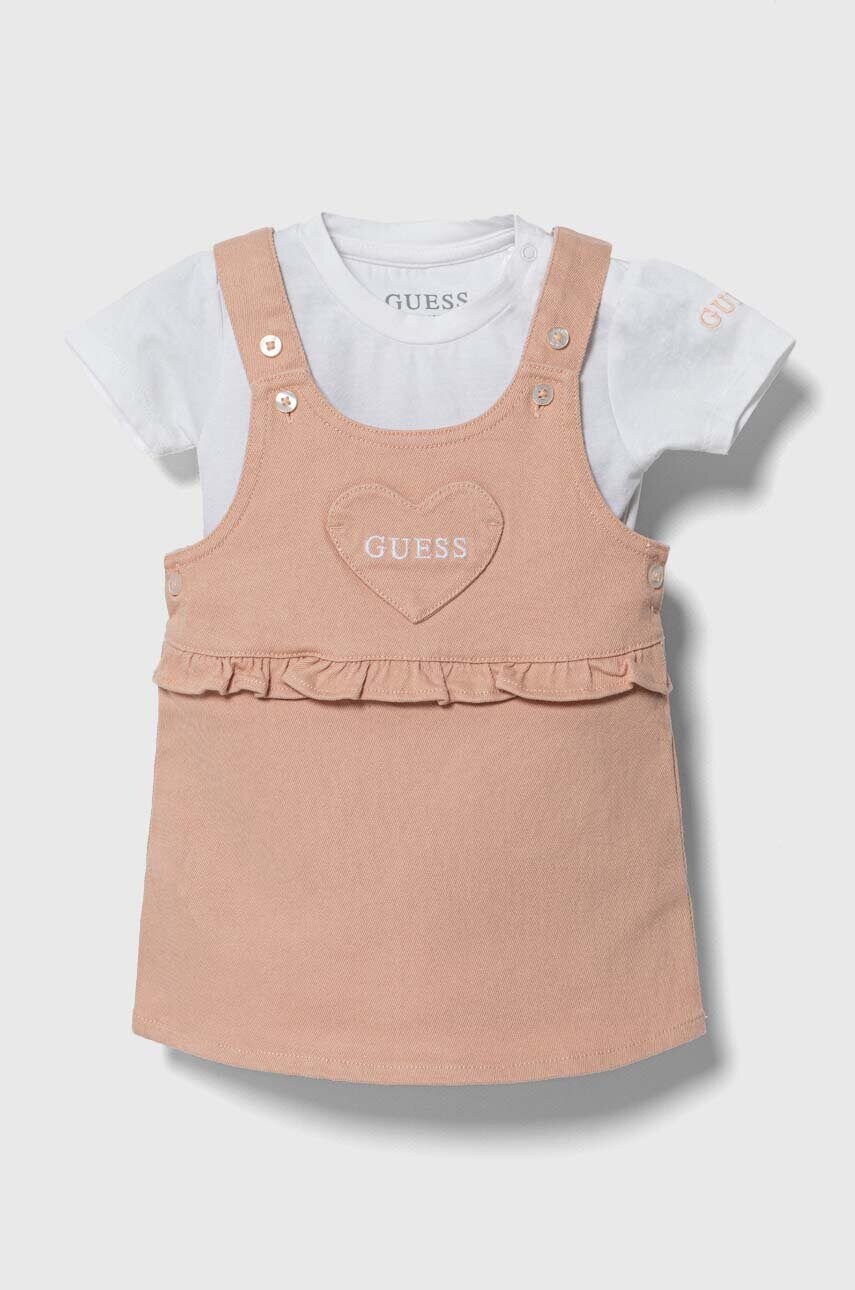 

Комплект для немовлят Guess колір рожевий