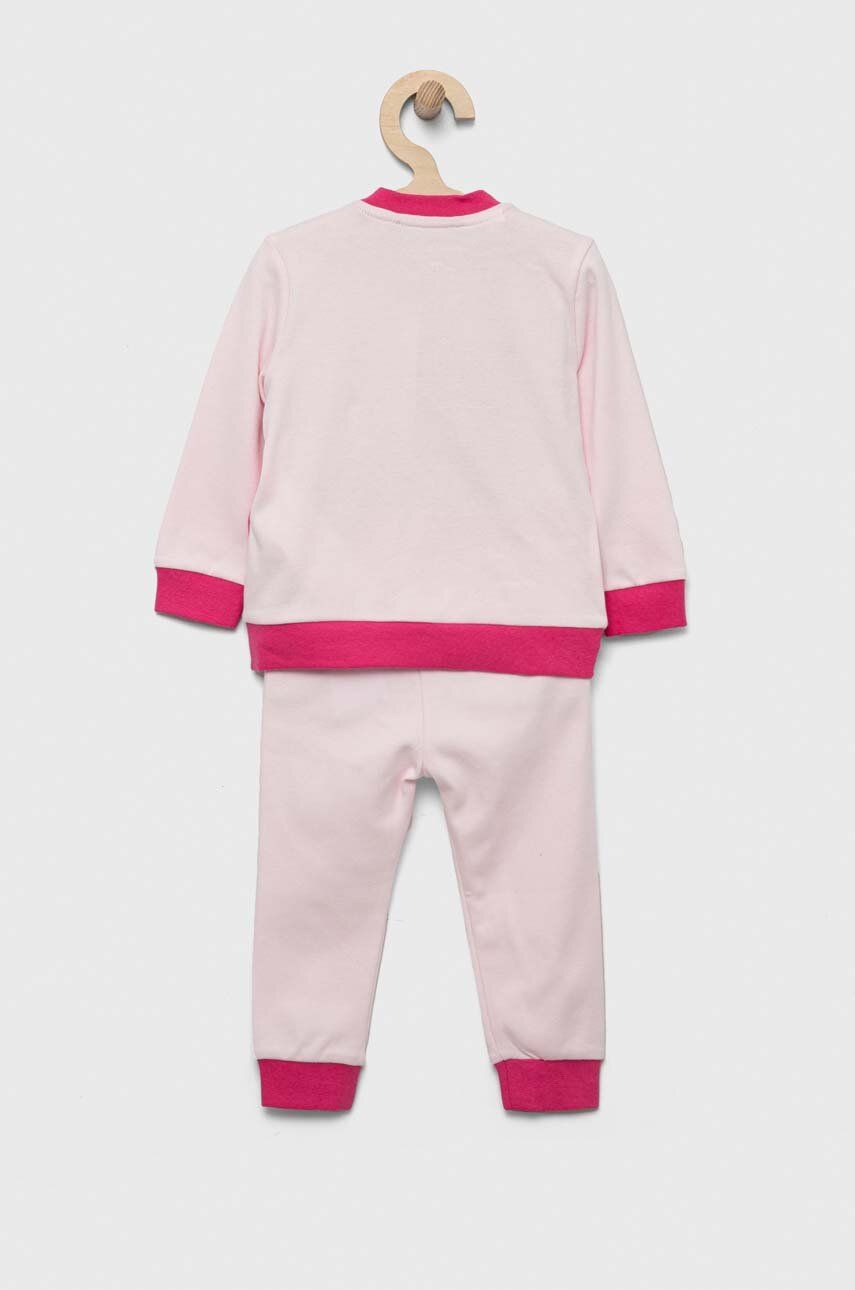 Дитячий бавовняний комплект Guess колір рожевий