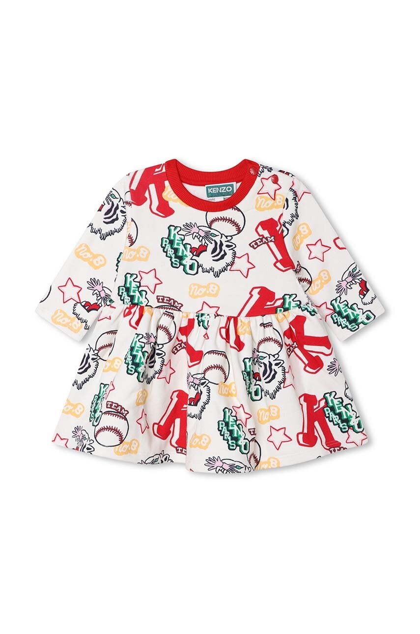 Kenzo Kids Compleu Copii Culoarea Alb