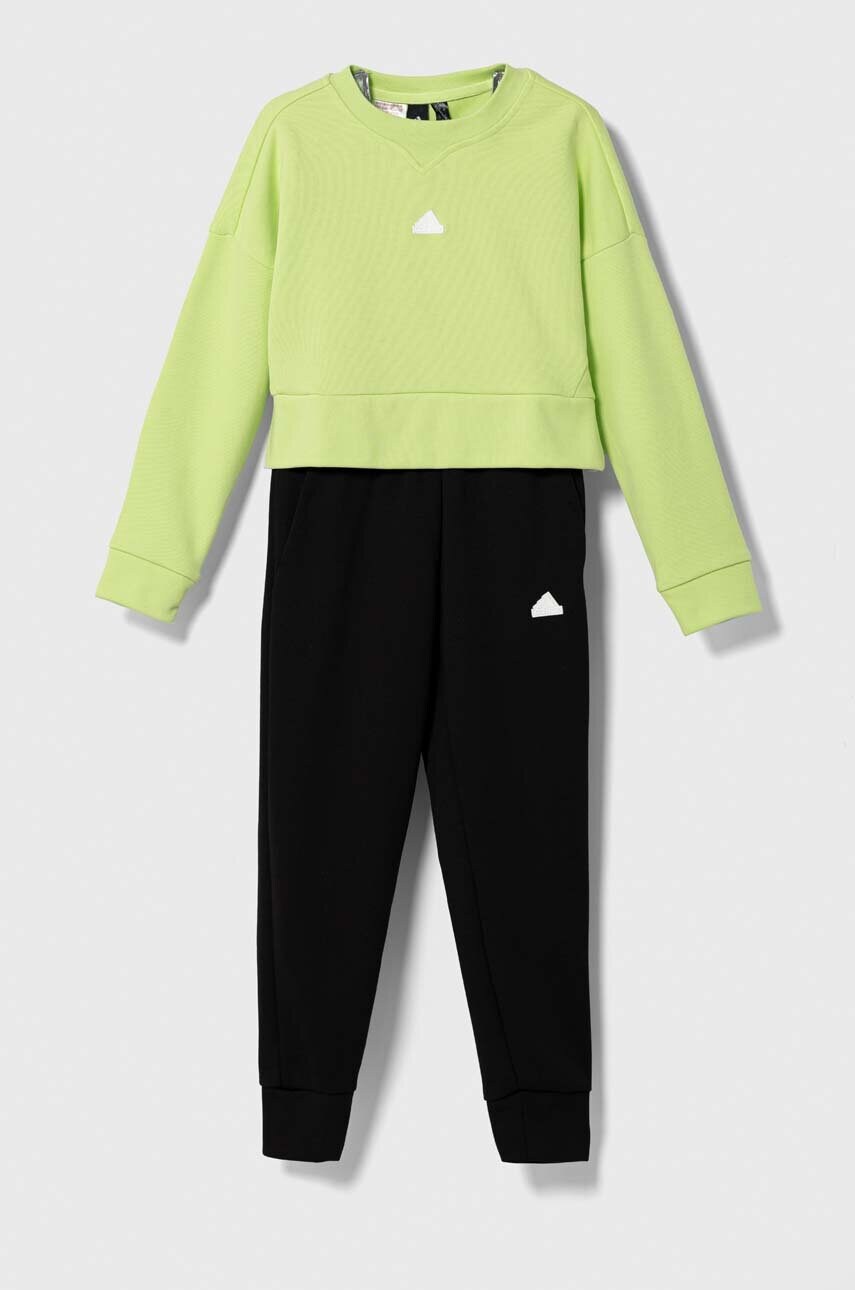 

Детский спортивный костюм adidas цвет зелёный