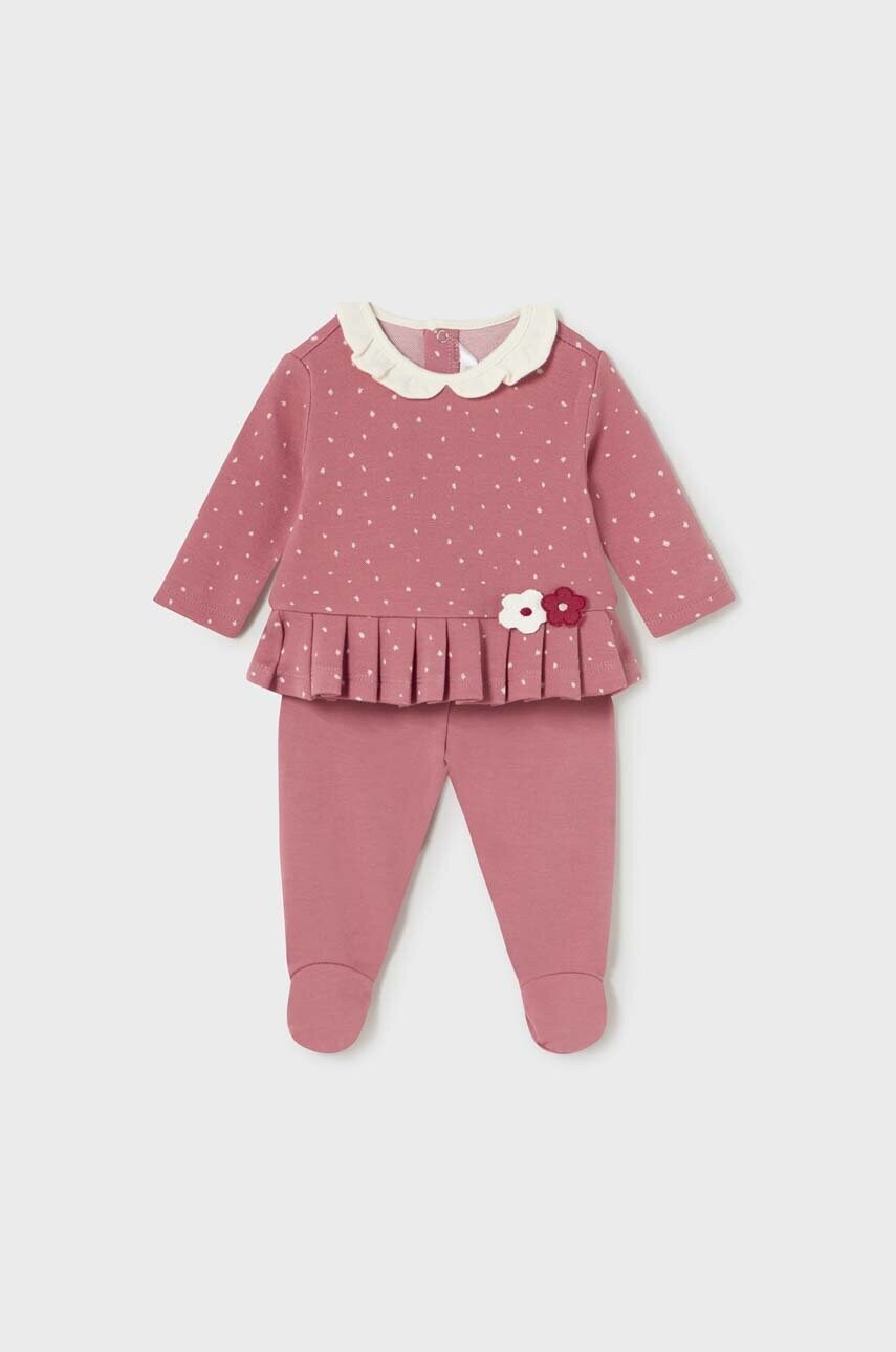 

Комплект для младенцев Mayoral Newborn цвет розовый