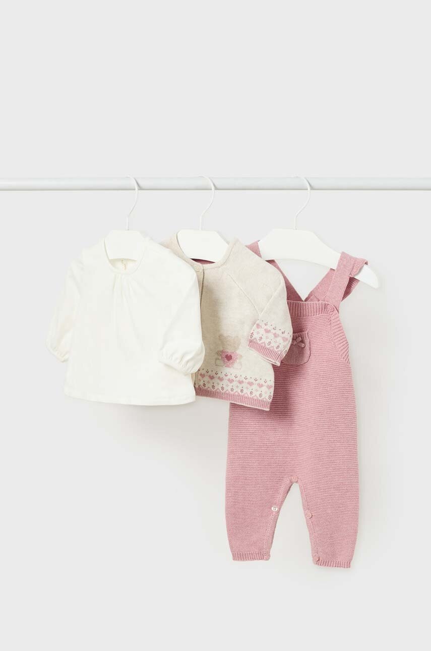

Комплект для младенцев Mayoral Newborn Gift box цвет розовый