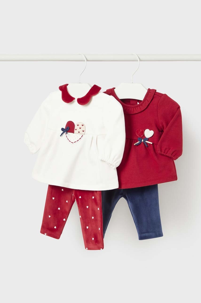 

Комплект для младенцев Mayoral Newborn 2 шт цвет красный