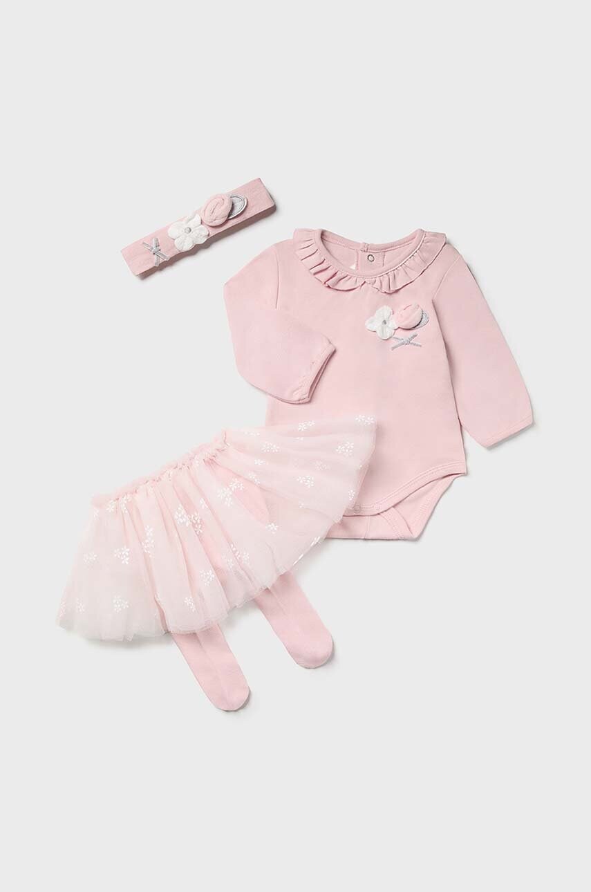 

Комплект для младенцев Mayoral Newborn цвет розовый