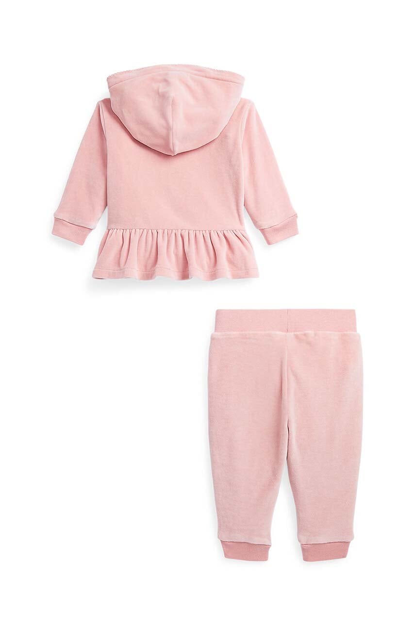 Cпортивний костюм для немовлят Polo Ralph Lauren колір рожевий в Чернівцях Cпортивний костюм для немовлят Polo Ralph Lauren колір рожевий в Чернівцях