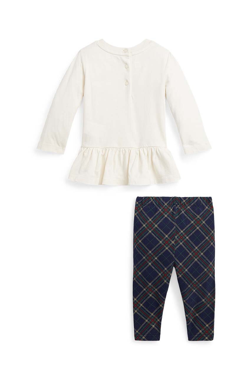 Комплект для младенцев Polo Ralph Lauren цвет бежевый Комплект для младенцев Polo Ralph Lauren цвет бежевый