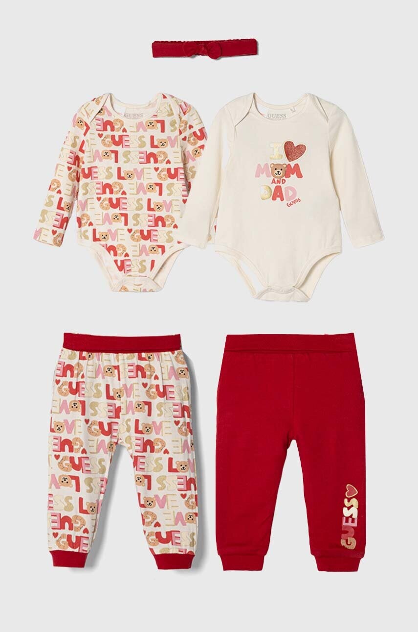 

Комплект для младенцев Guess цвет бежевый