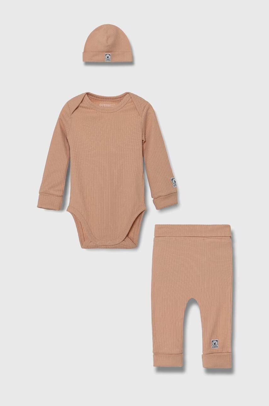 

Комплект для немовлят Guess колір коричневий