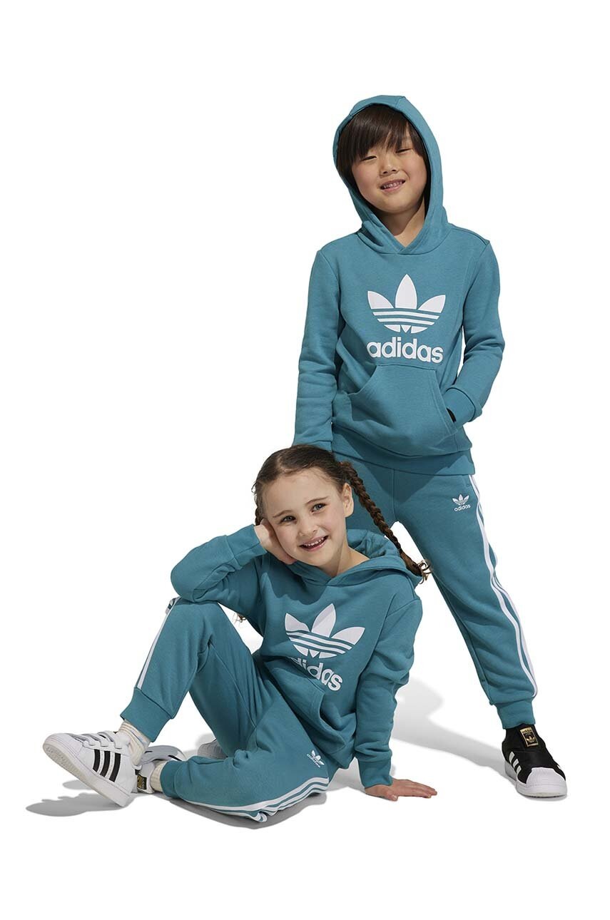 

Дитячий спортивний костюм adidas Originals колір бірюзовий