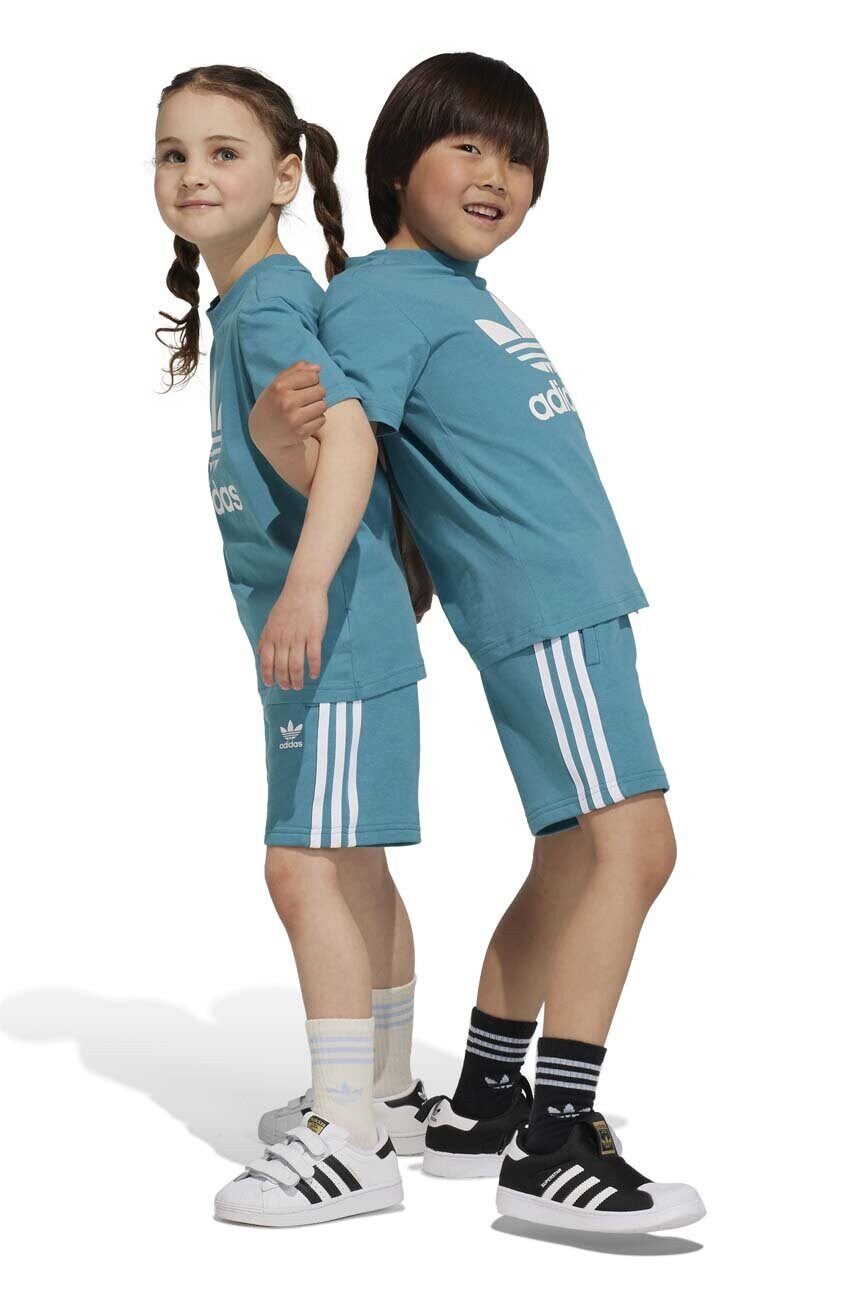 

Дитячий комплект adidas Originals колір бірюзовий