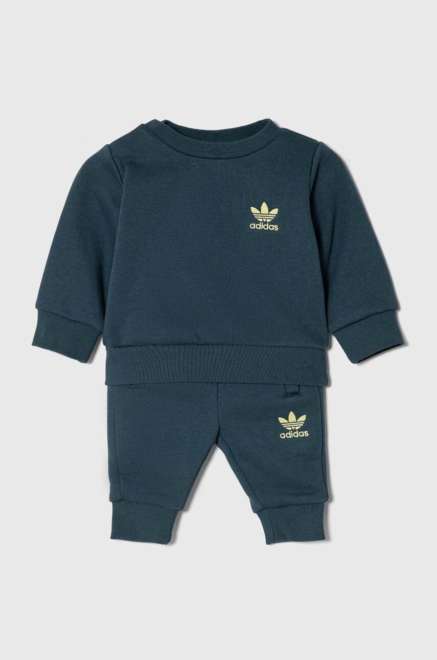 

Cпортивний костюм для немовлят adidas Originals колір зелений