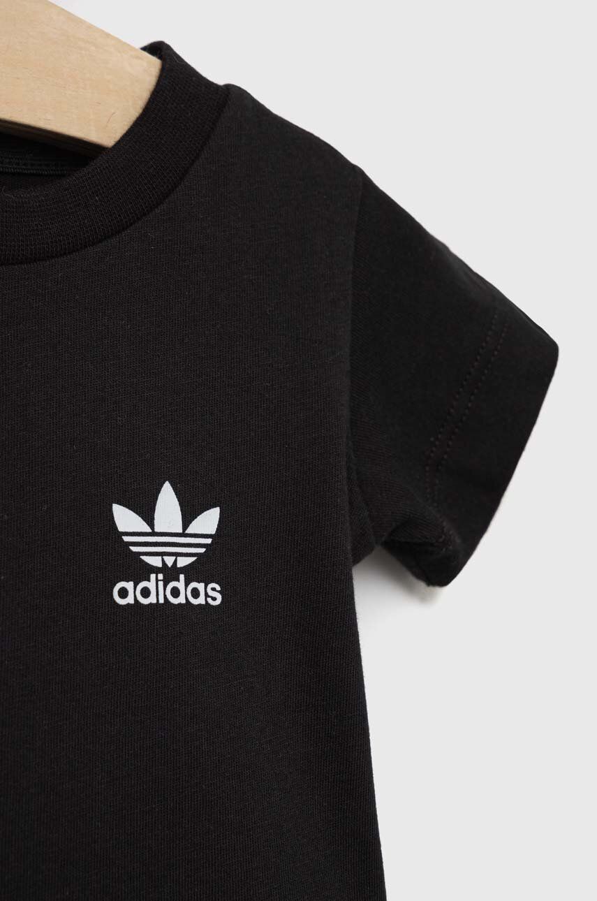 Adidas Originals Set De Bumbac Pentru Bebelusi Culoarea Negru