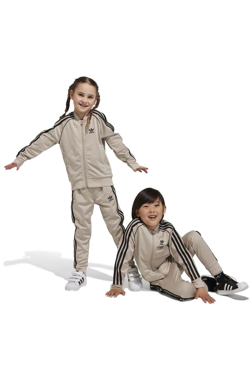 

Детский спортивный костюм adidas Originals цвет бежевый