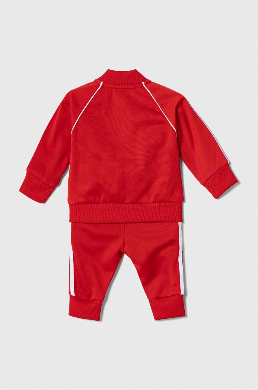 Cпортивний костюм для немовлят adidas Originals колір червоний