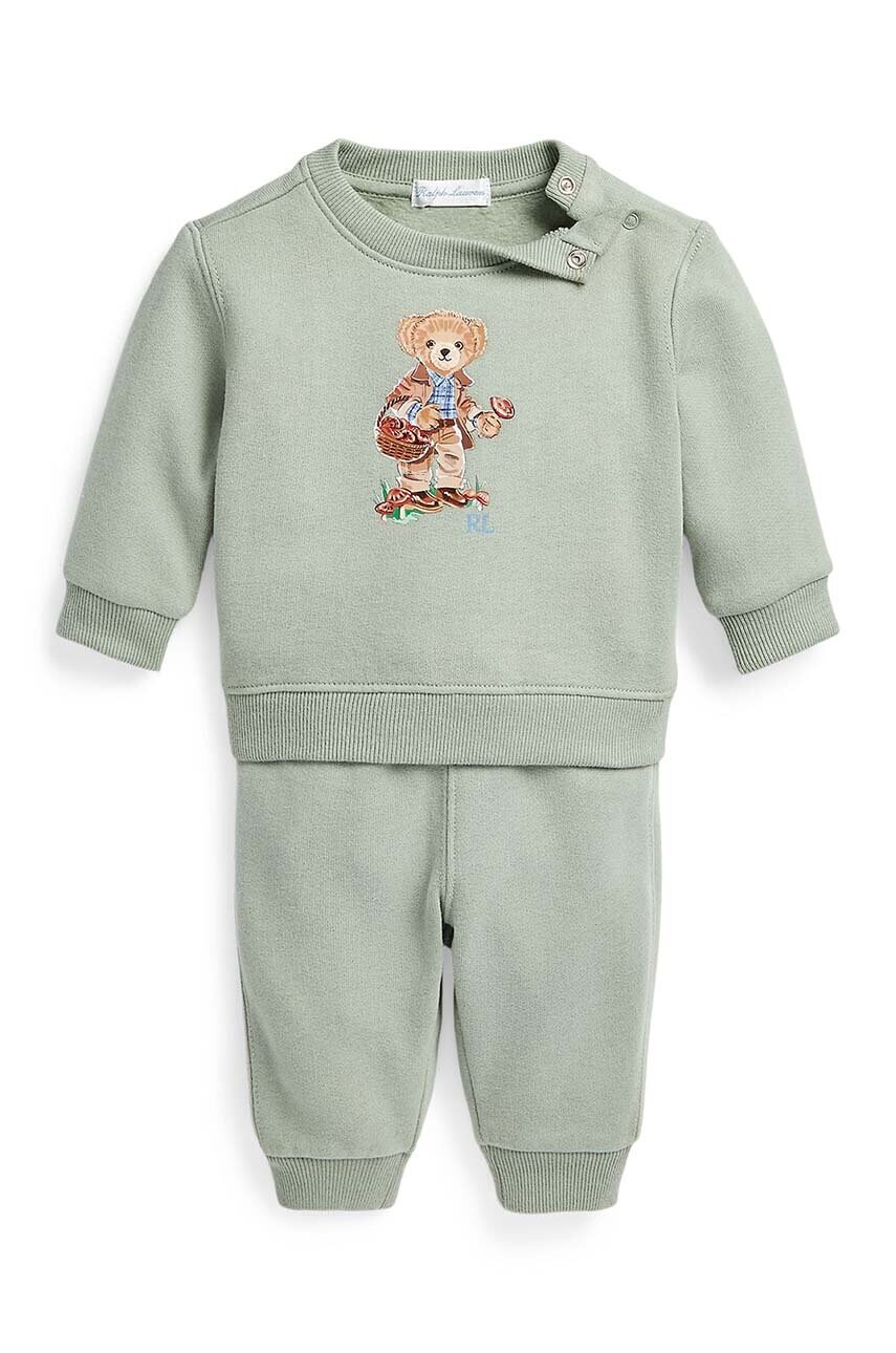 

Спортивный костюм для младенцев Polo Ralph Lauren цвет зелёный