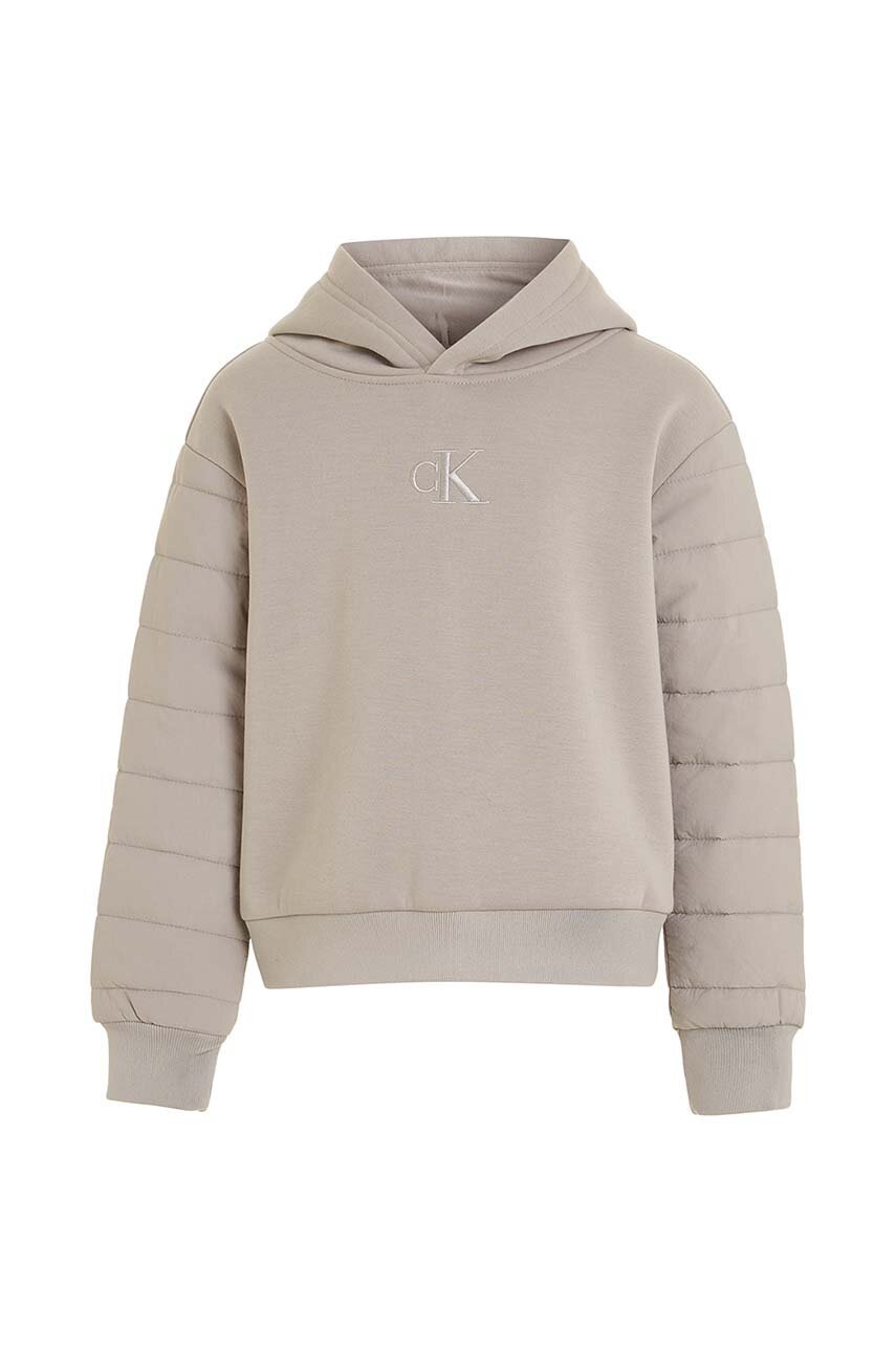 Дитячий спортивний костюм Calvin Klein Jeans колір сірий