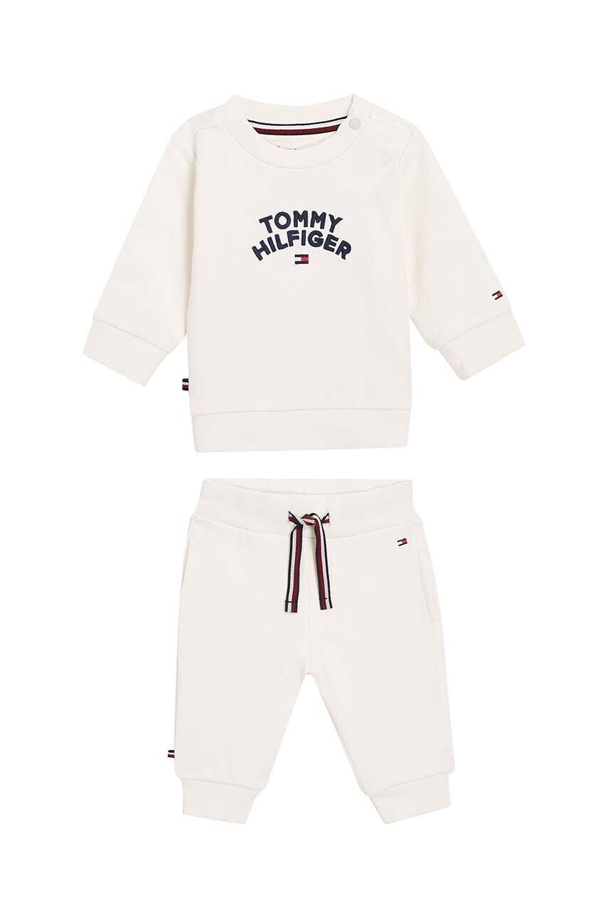 

Cпортивний костюм для немовлят Tommy Hilfiger колір бежевий