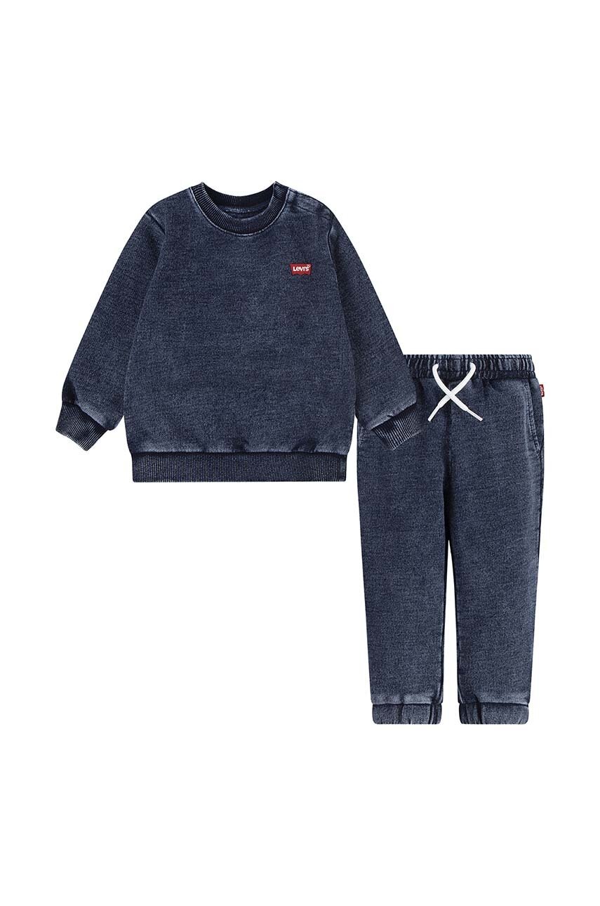 

Бебешки анцуг Levi's в синьо, Син