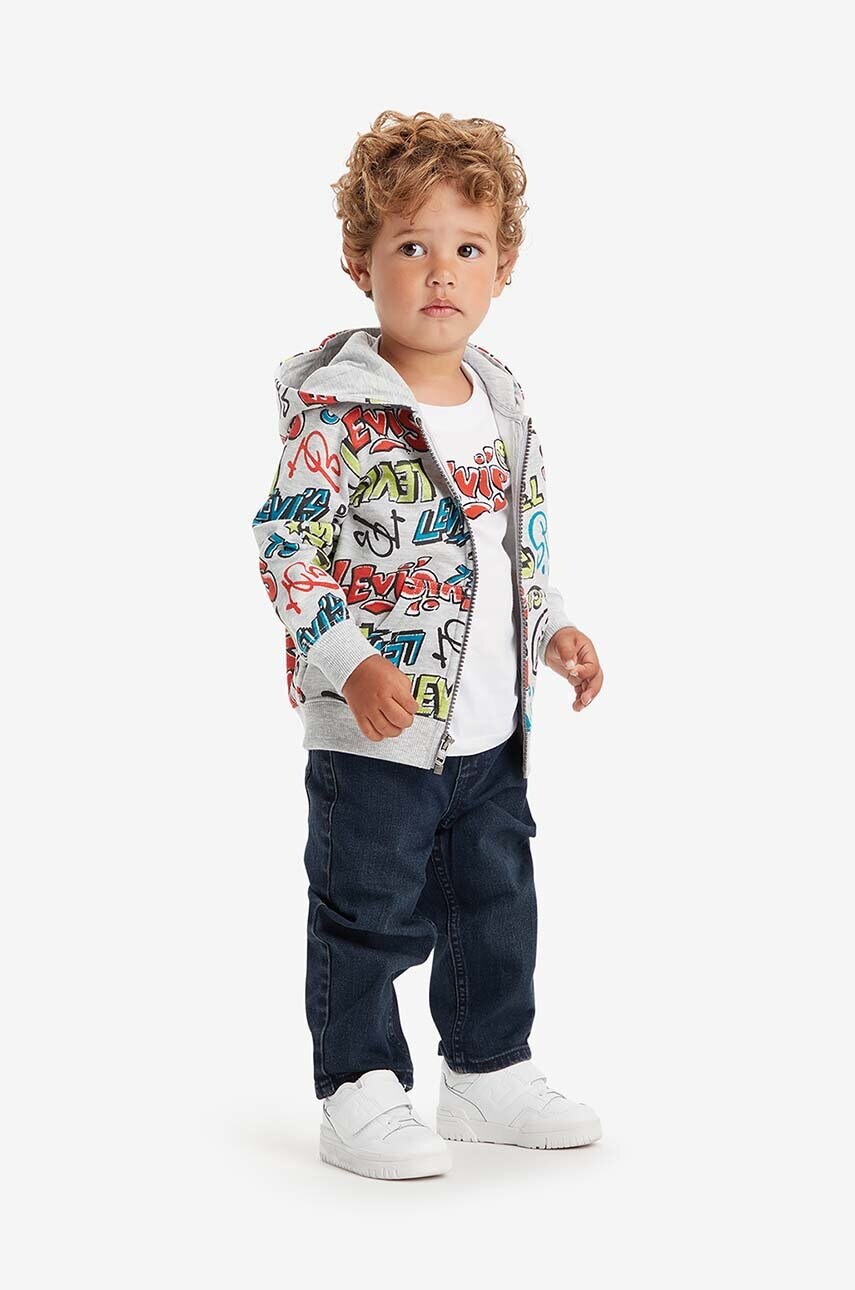 

Комплект за бебета Levi's в сиво, Сив