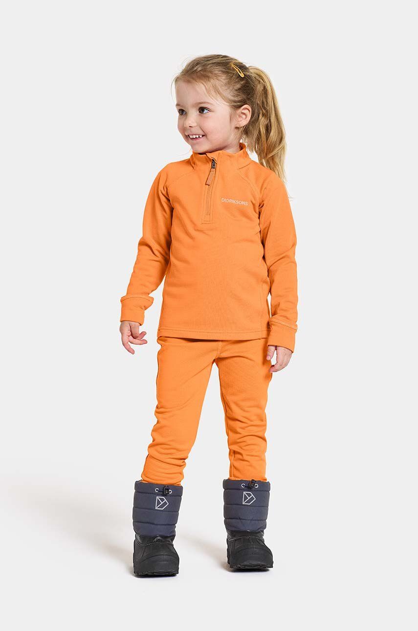 Didriksons trening copii JADIS KIDS SET culoarea portocaliu