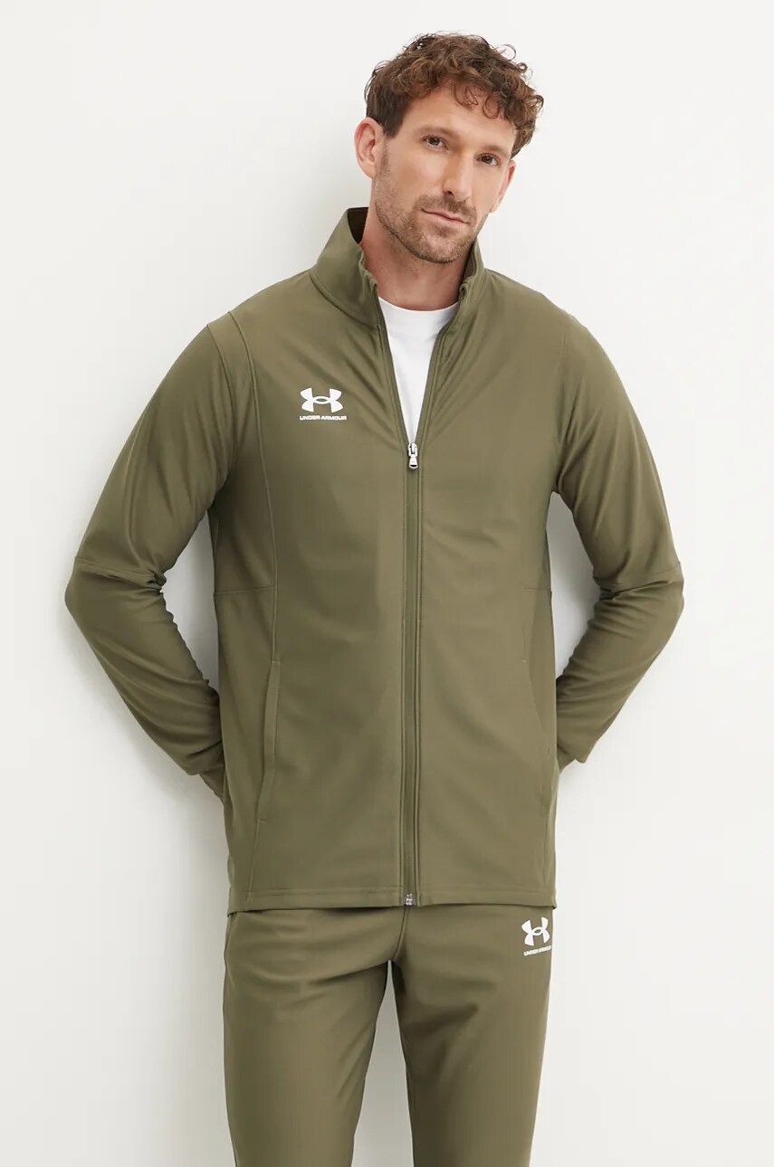 Levně Tepláková souprava Under Armour zelená barva, 1379592