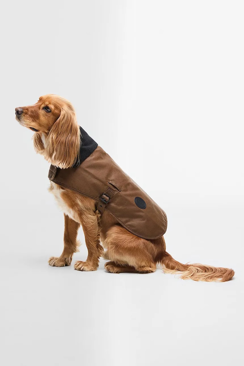 Barbour haină de câine Wax Dog Coat culoarea negru