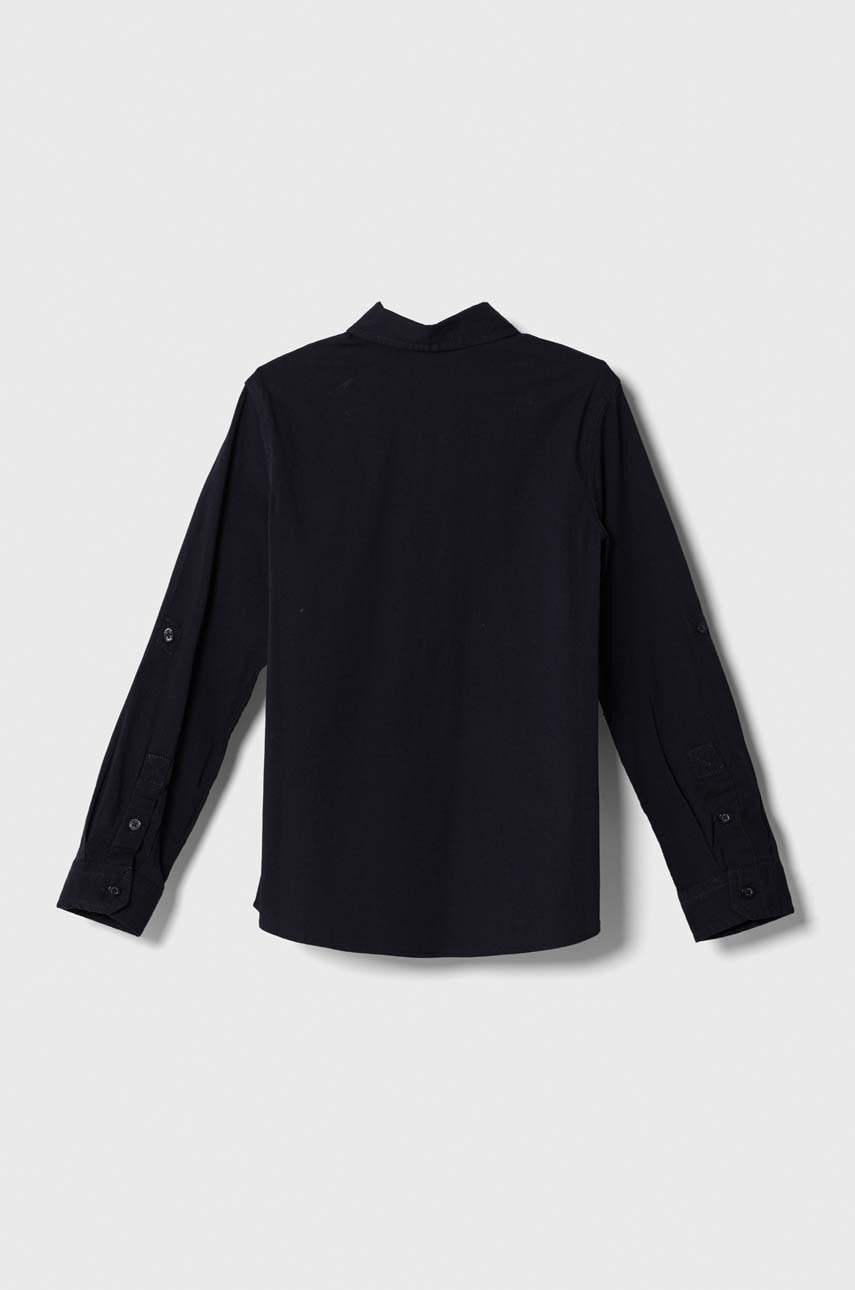 Детская рубашка Guess цвет синий Детская рубашка Guess цвет синий