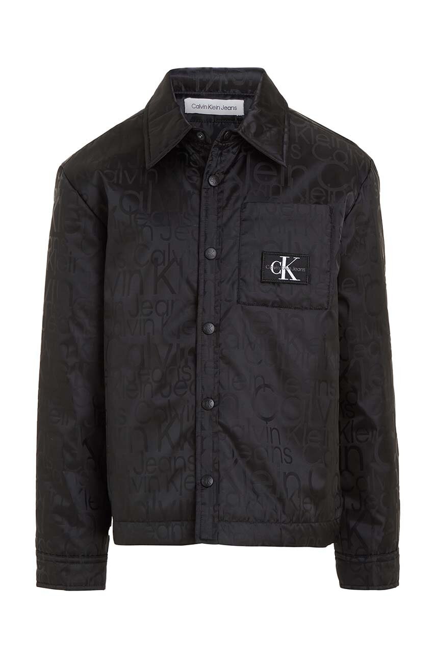 

Детско яке Calvin Klein Jeans в черно, Черен