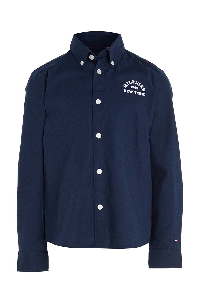 

Дитяча сорочка Tommy Hilfiger колір синій