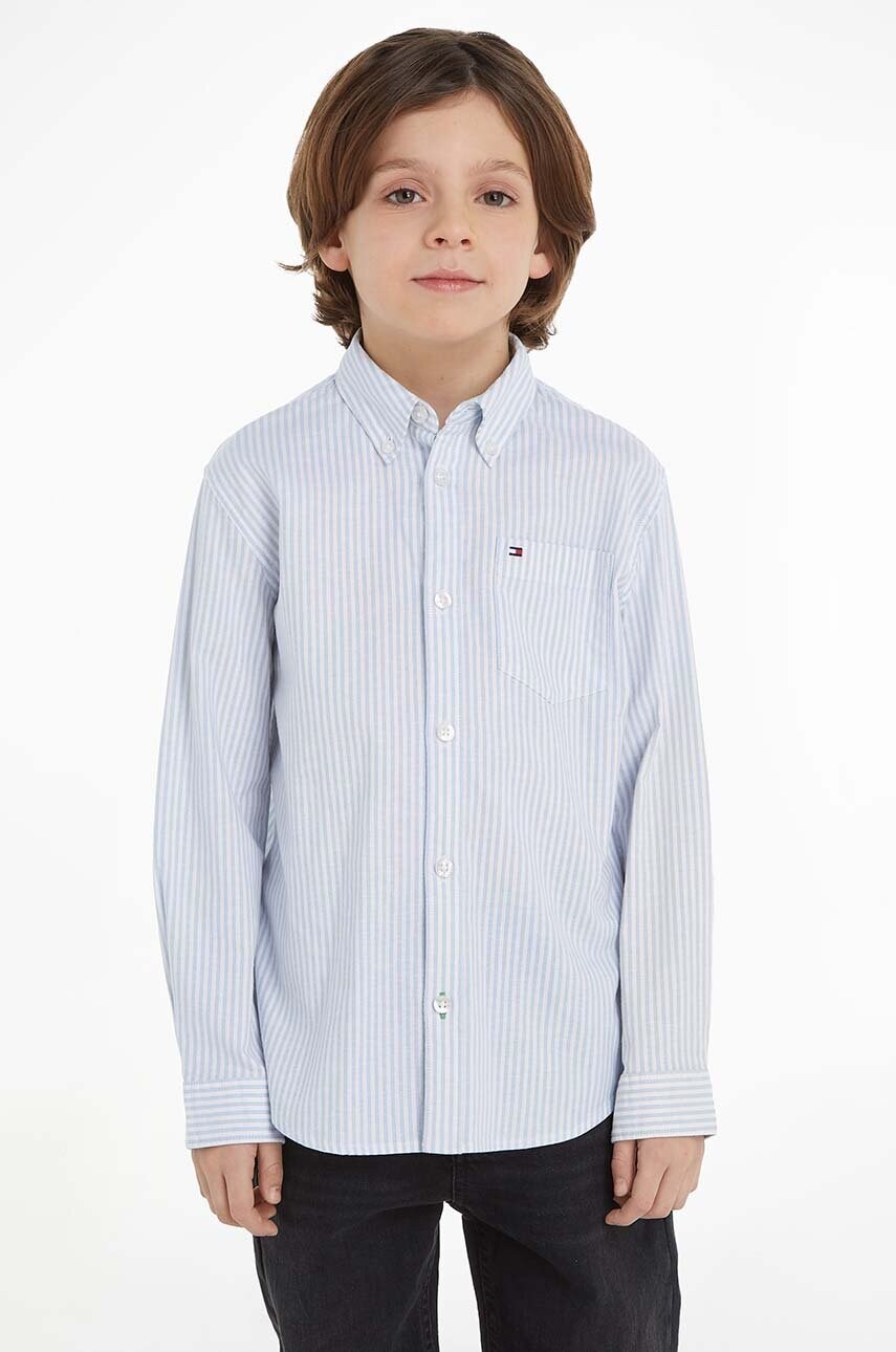 

Детска риза Tommy Hilfiger в синьо, Син