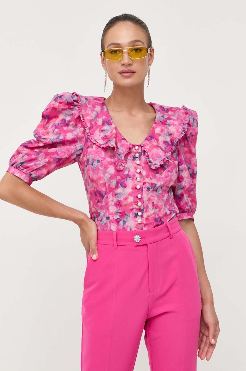 Halenka Custommade dámská, růžová barva - růžová -  100 % Organická bavlna