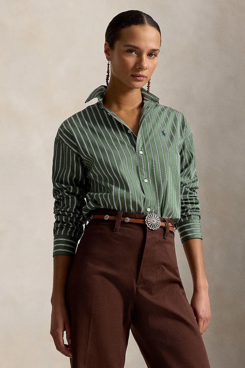 Polo Ralph Lauren cămașă pentru femei din bumbac