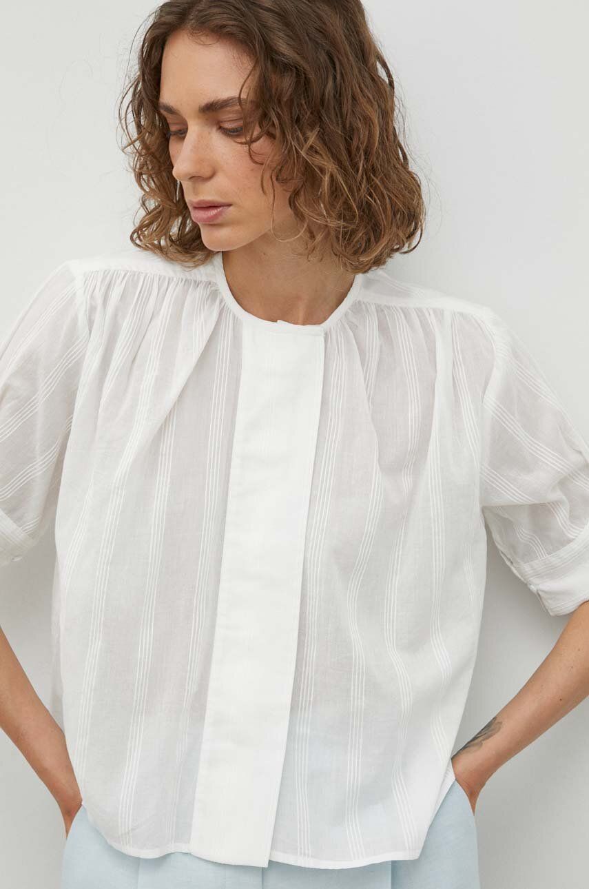 Košile Day Birger et Mikkelsen bílá barva, relaxed - bílá -  100 % Bavlna