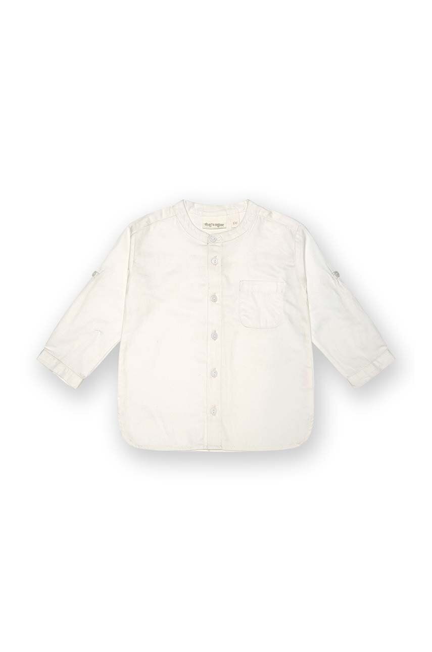 Dětská bavlněná košile That′s mine Rafie bílá barva - bílá - 100 % Organická bavlna