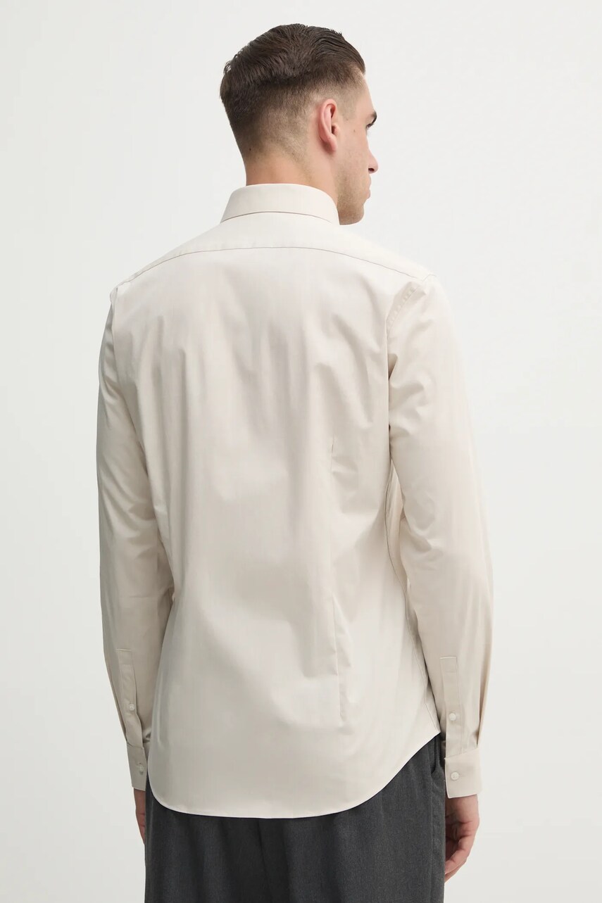 Calvin Klein ing férfi, galléros, bézs, slim, K10K108229 termék 2. képe