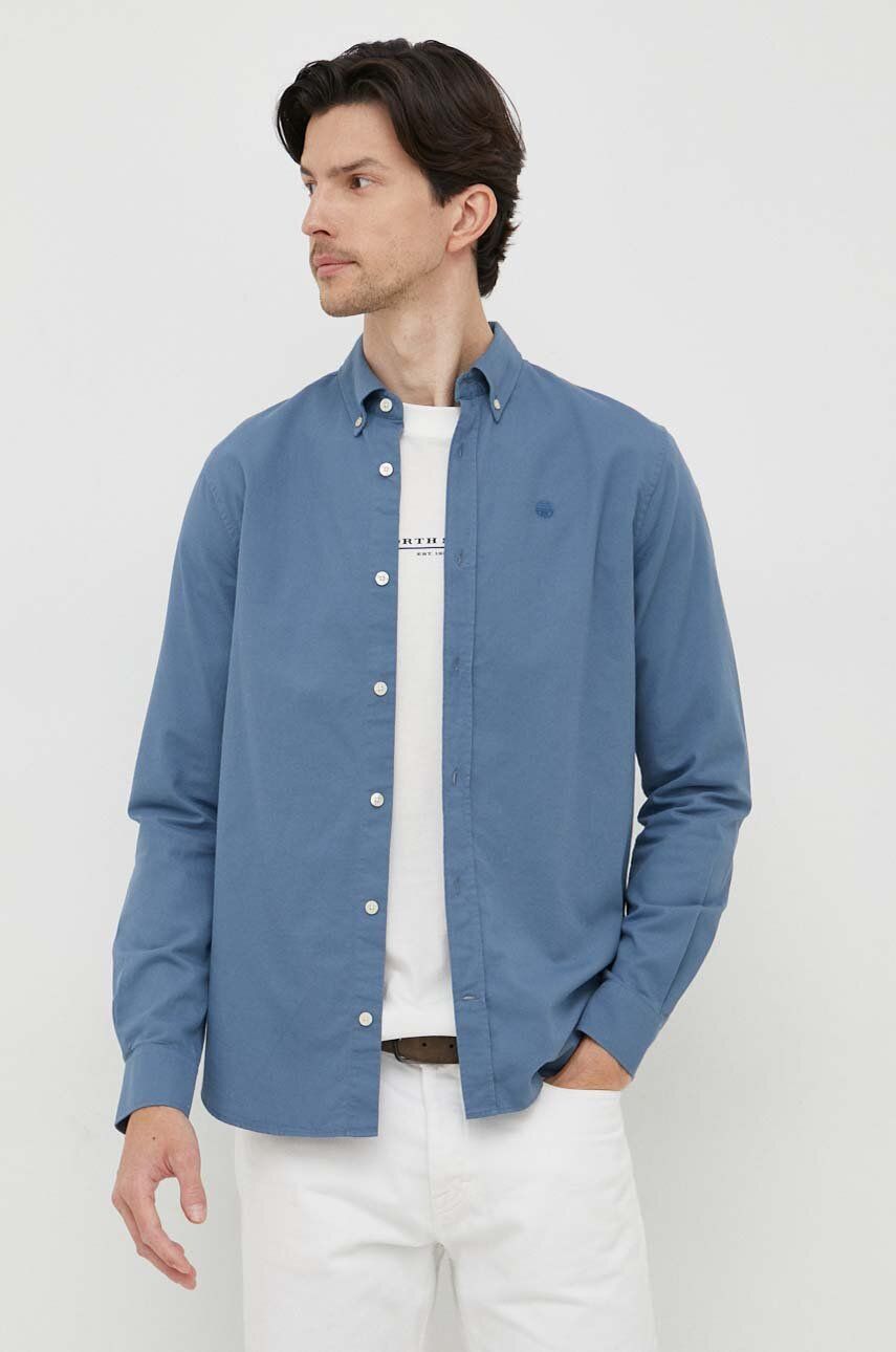 Košile North Sails regular, s límečkem button-down - modrá - 100 % Bavlna