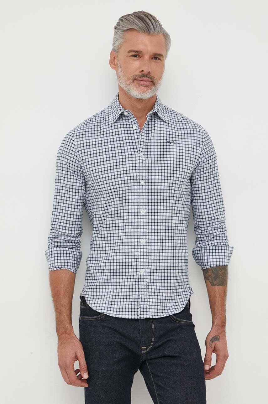 

Рубашка Pepe Jeans COPDOCK мужская slim классический воротник