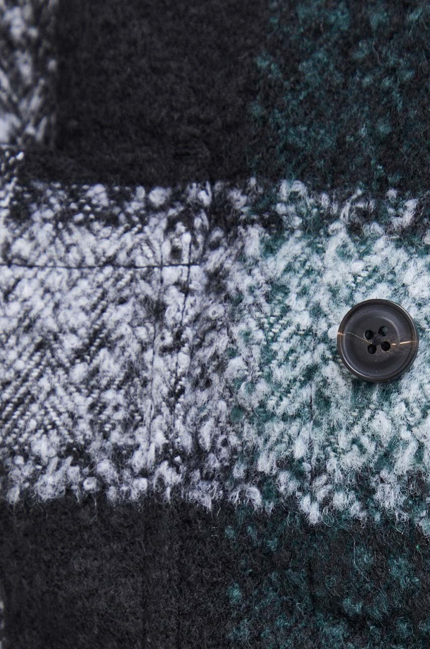 Košilová bunda s příměsí vlny HUGO