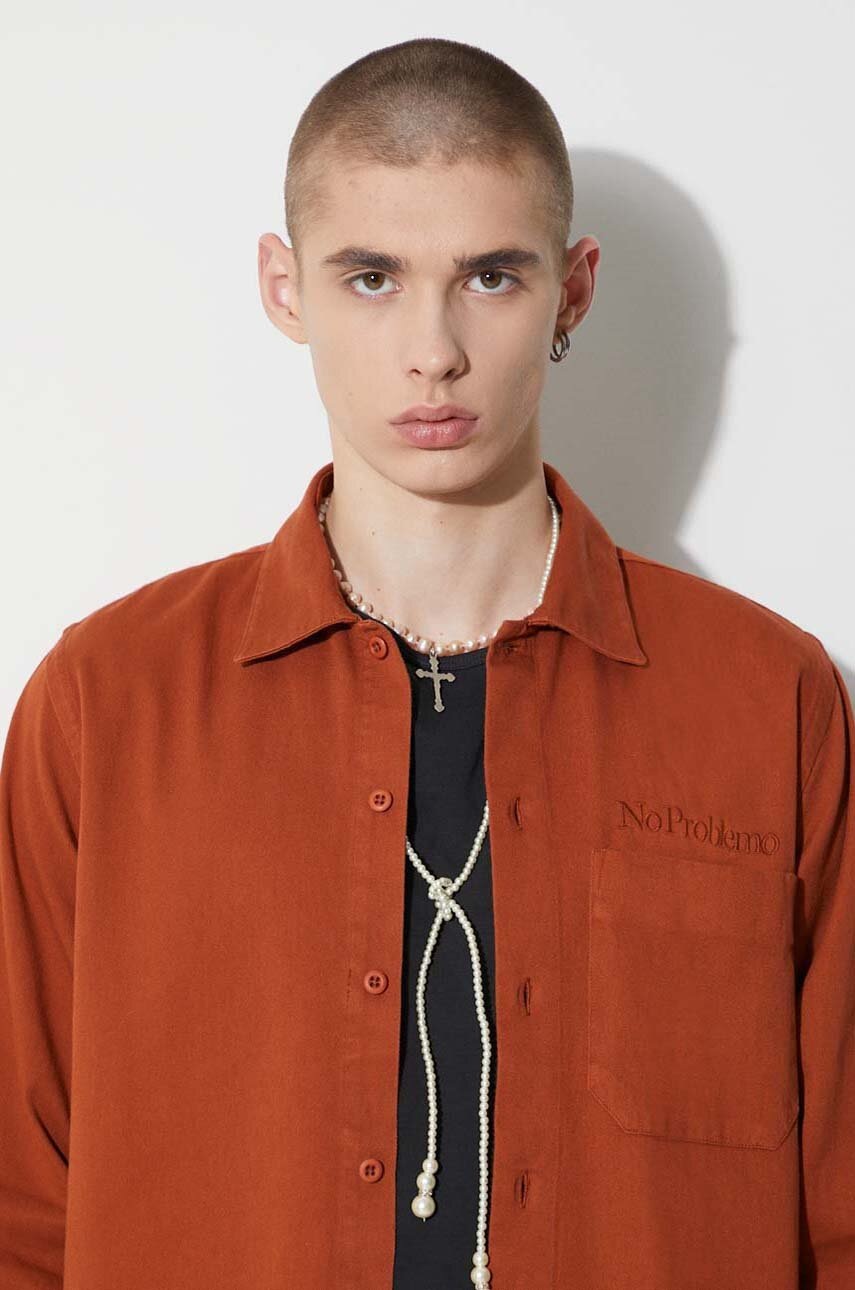 Βαμβακερό πουκάμισο Aries φωτογραφία