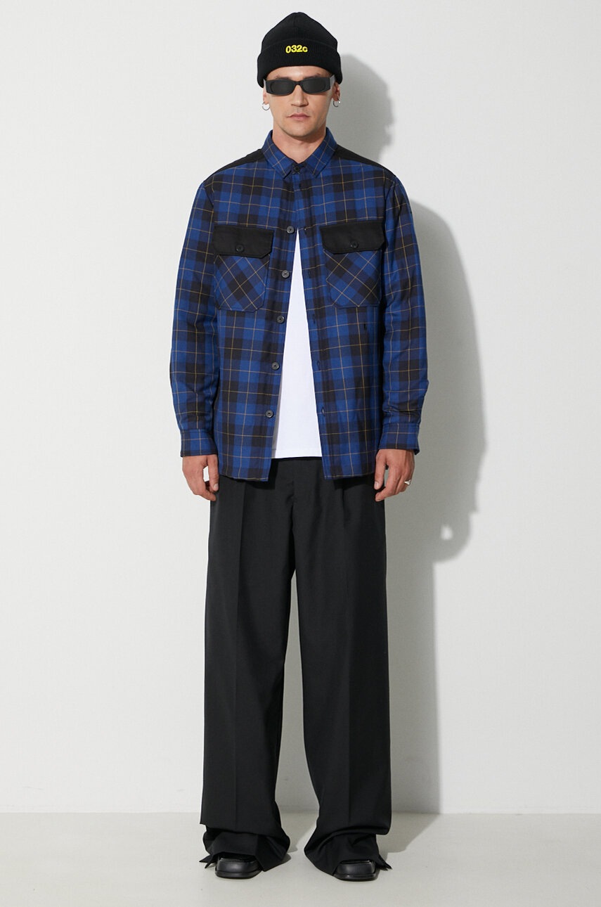 Μπουφάν Neil Barett LOOSE BICOLOR FLAP POCKET PADDED PBCS024C.V041C.3705 F3PBCS024C.V041C.3705 φωτογραφία